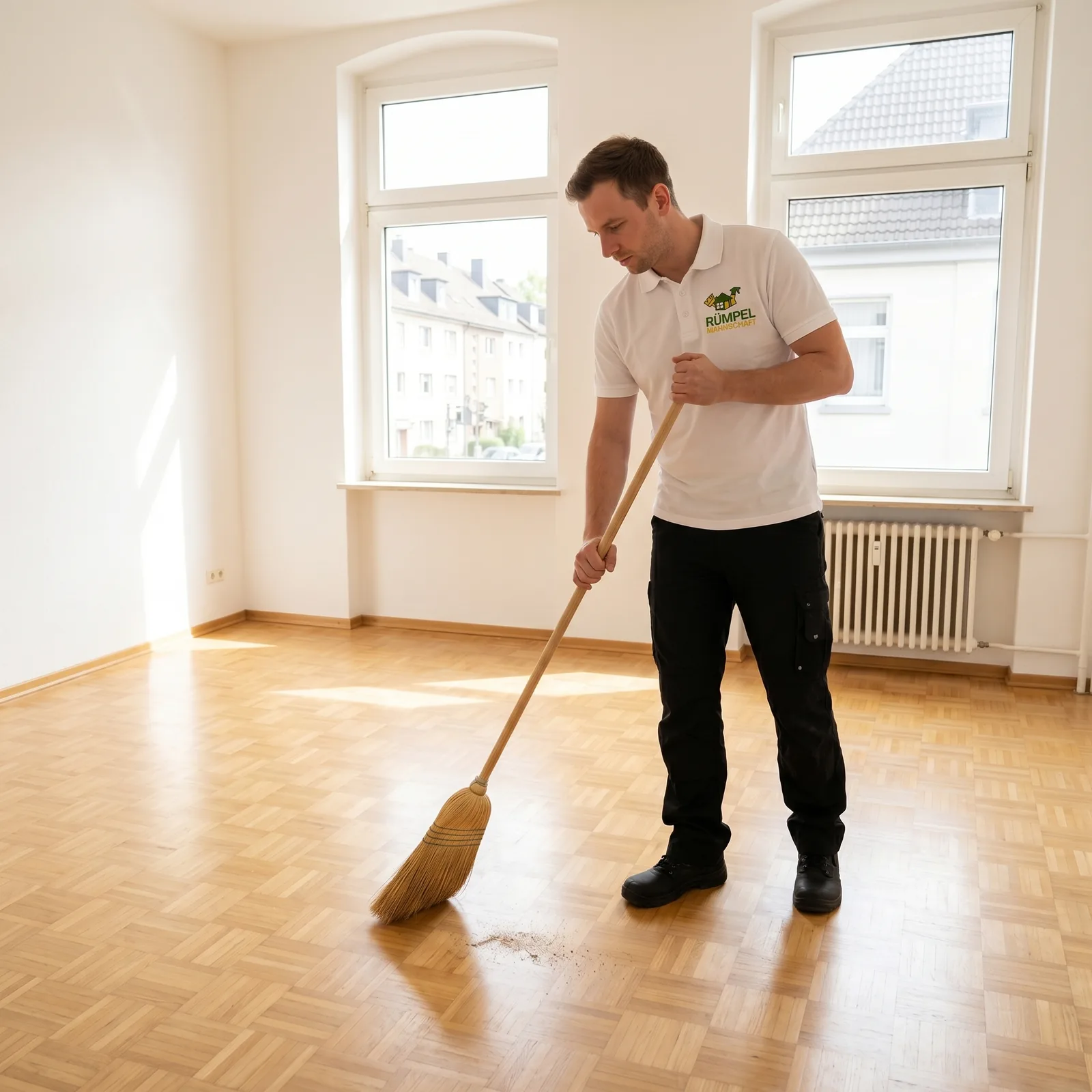 Besenreine Übergabe nach der Räumung in NRW, KI-generiertes Symbolbild