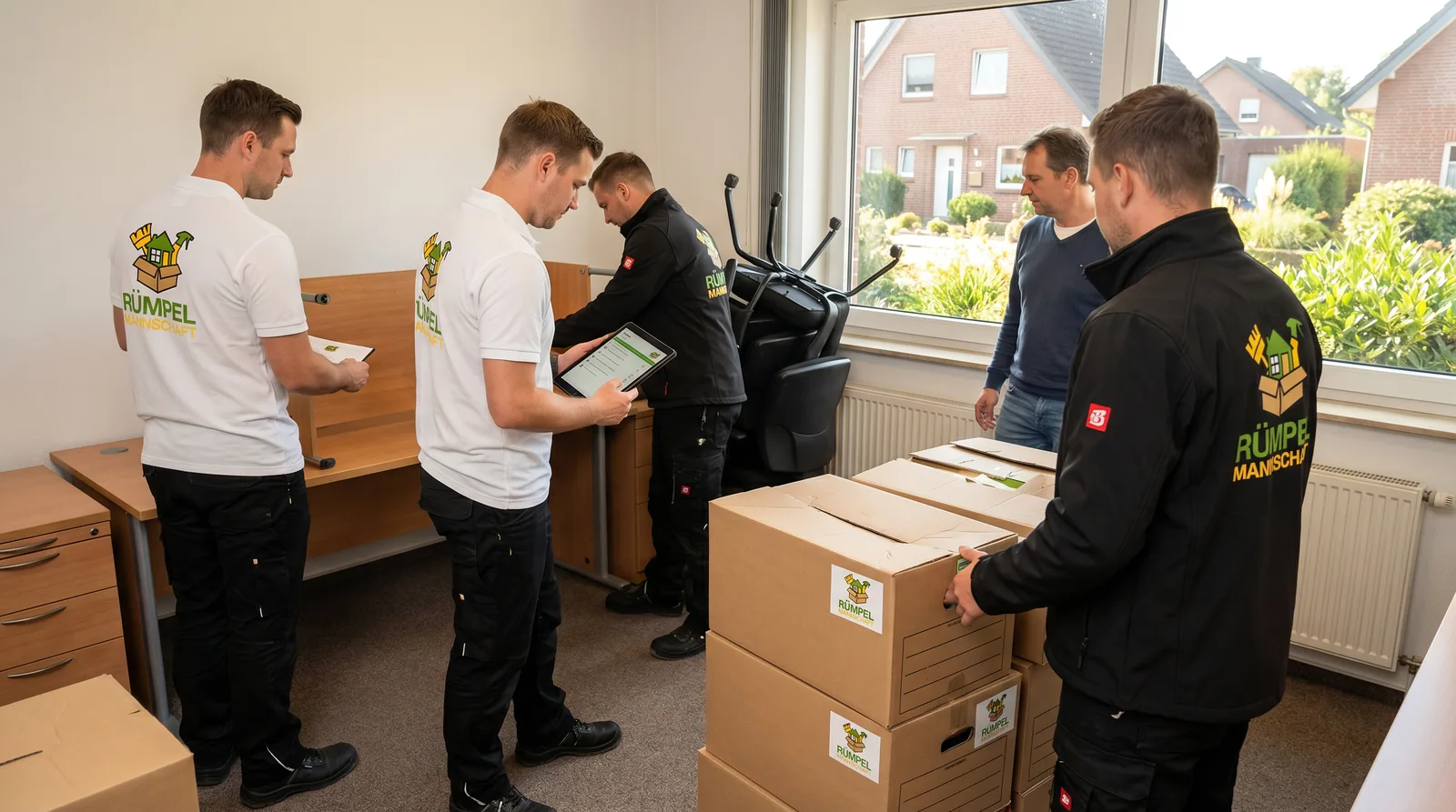 Büro- und Betriebsauflösung für gewerbliche Partner in Korschenbroich