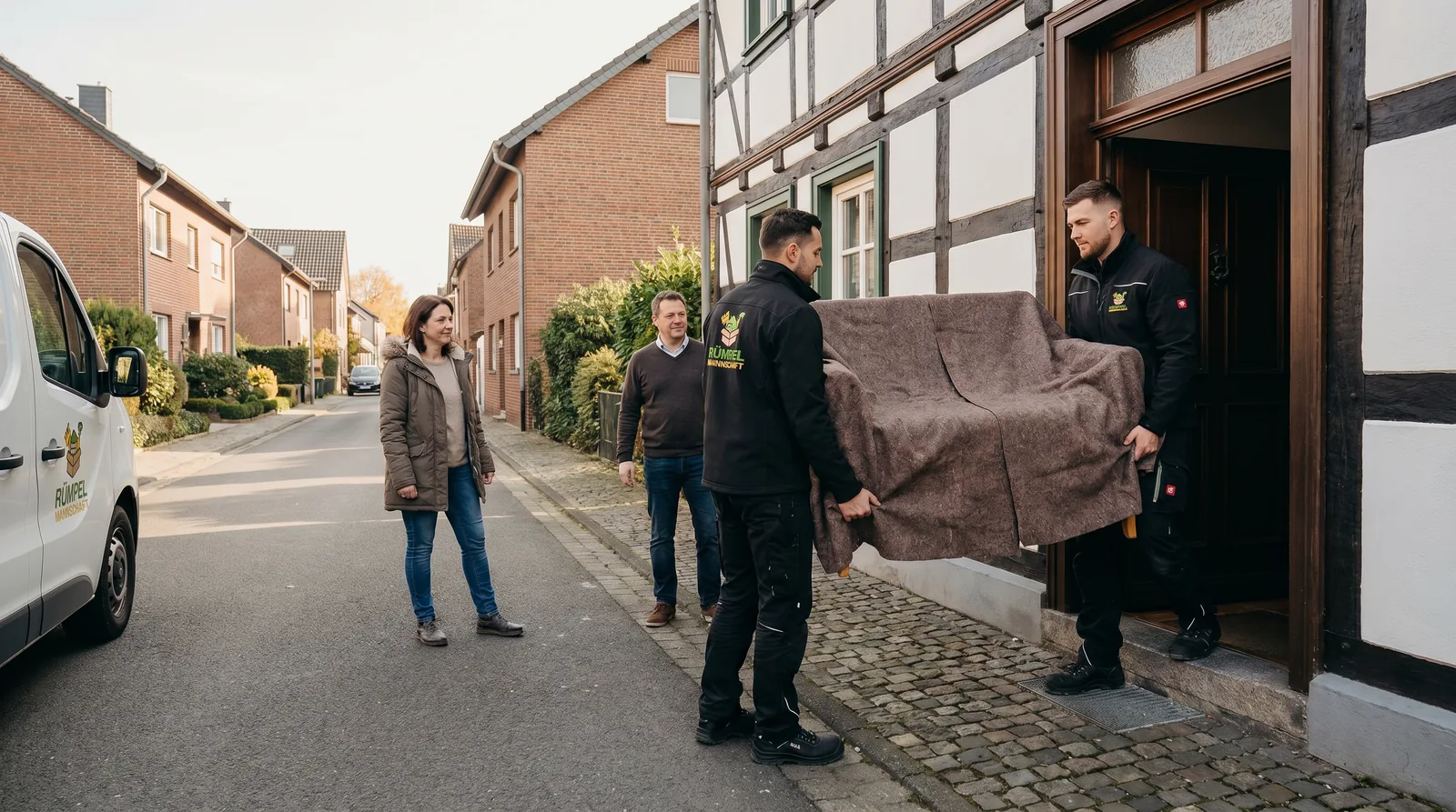 Sensible Räumung eines Fachwerkhauses in der Korschenbroicher Altstadt