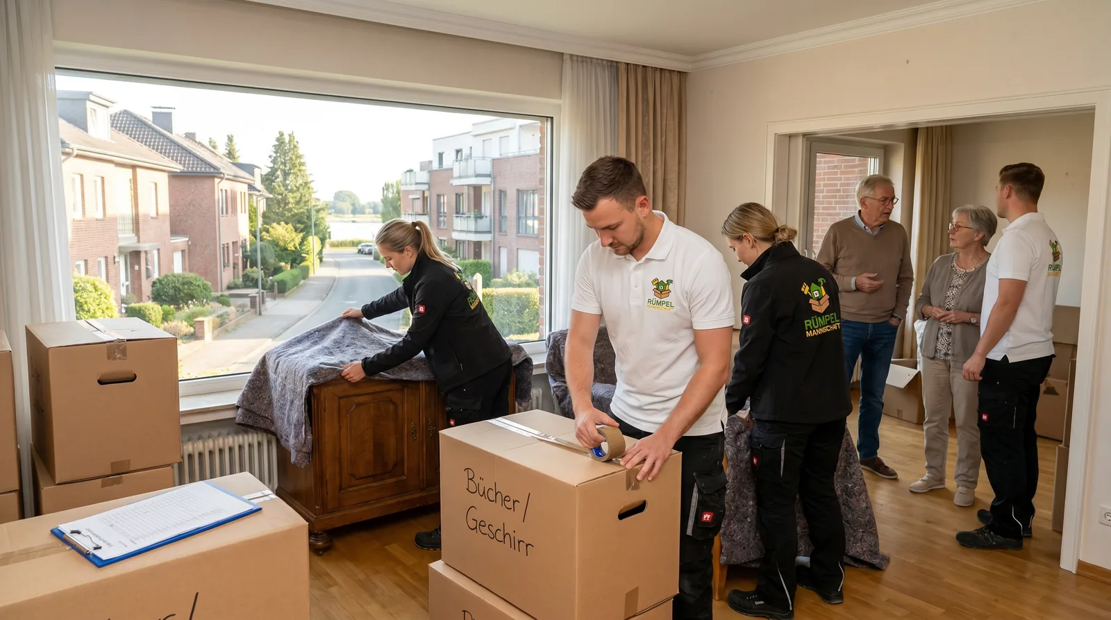 Haushaltsauflösung mit Verpackung und Möbeltransport in Meerbusch
