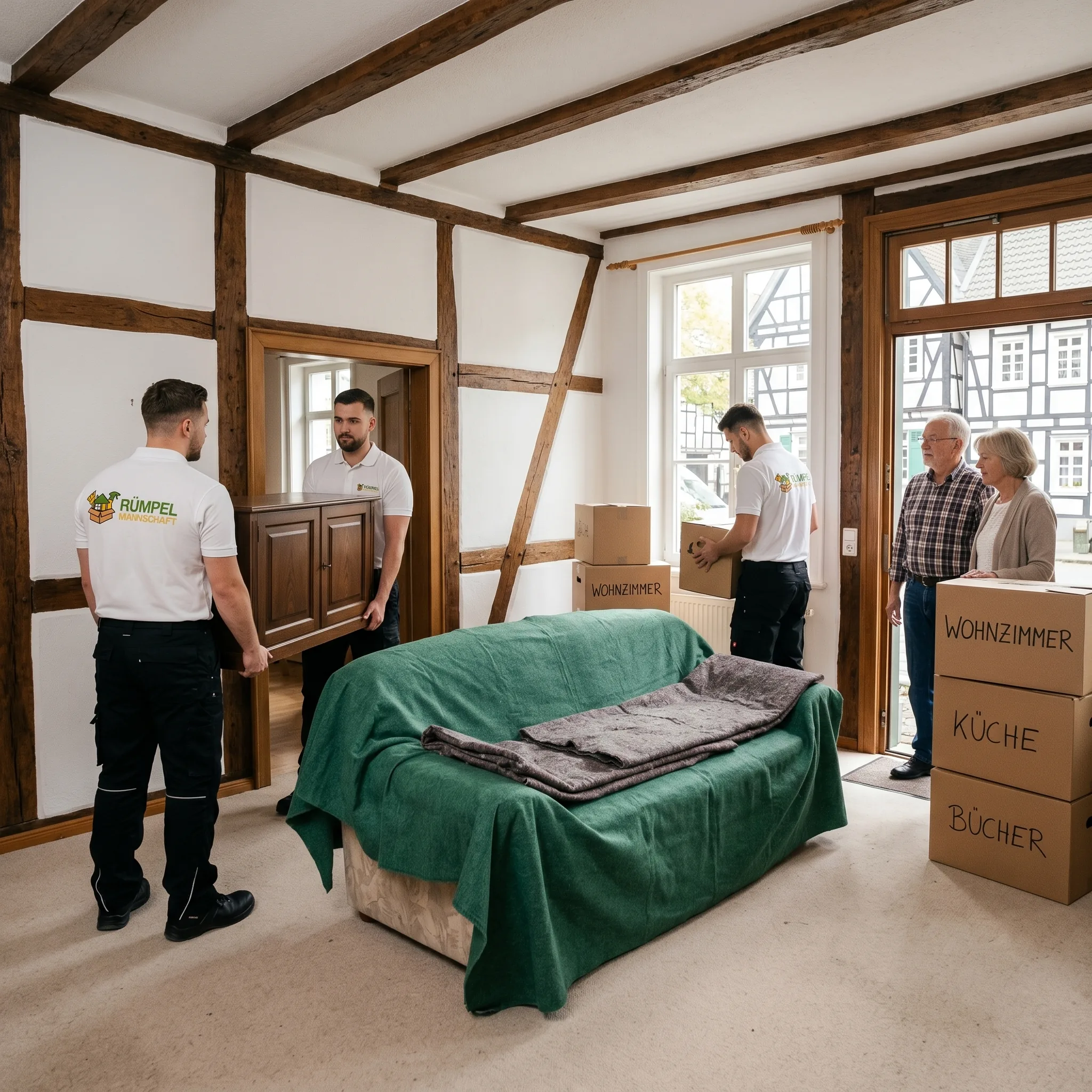 Einfühlsame Haushaltsauflösung im Mettmanner Fachwerkhaus