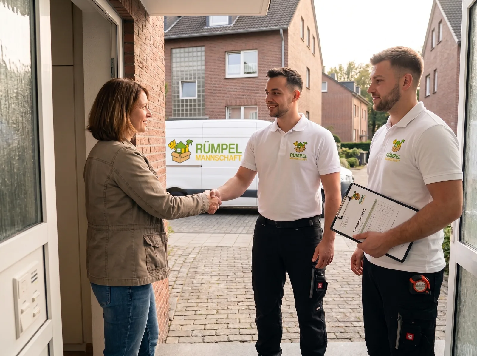 Kostenlose Anfahrt und Besichtigung durch das Team der Rümpelmannschaft für die Wohnungsauflösung in NRW