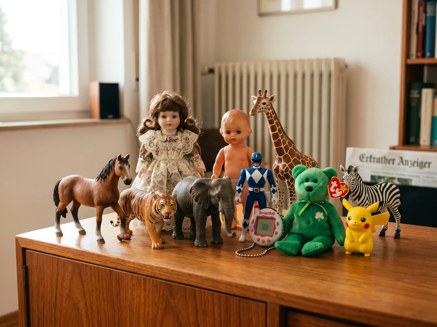 Schleich-Figuren und 90er-Merchandise