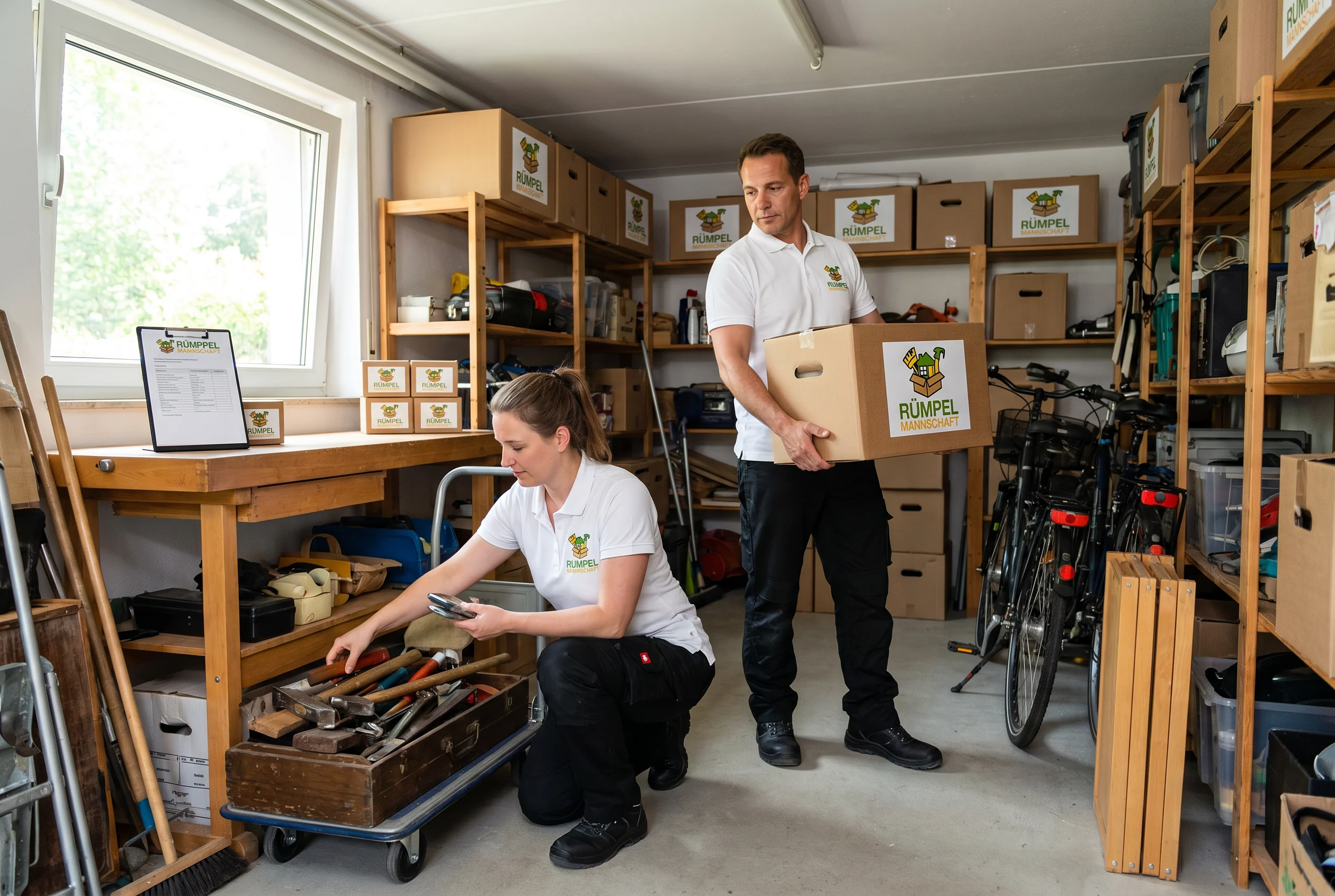 Keller- und Garagenräumung durch RM Team in Erkrath