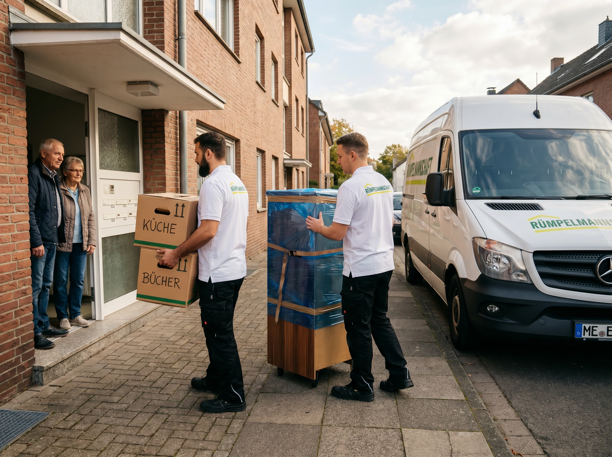 Möbeltransport bei Seniorenumzug und Entrümpelung in Erkrath