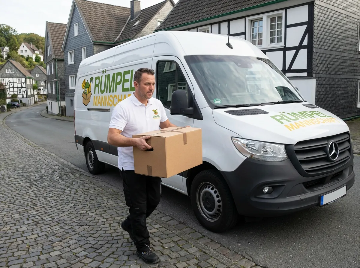 Entrümpelungsleistung der Rümpelmannschaft in Erkrath