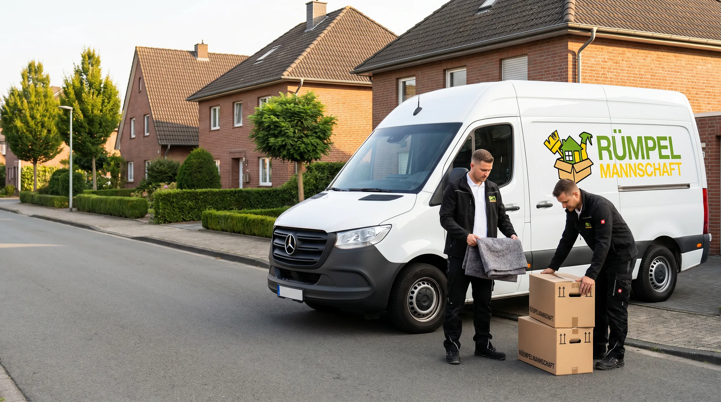Besenreine Wohnungsauflösung in Grevenbroich mit komplett leerer und gereinigter Wohnung