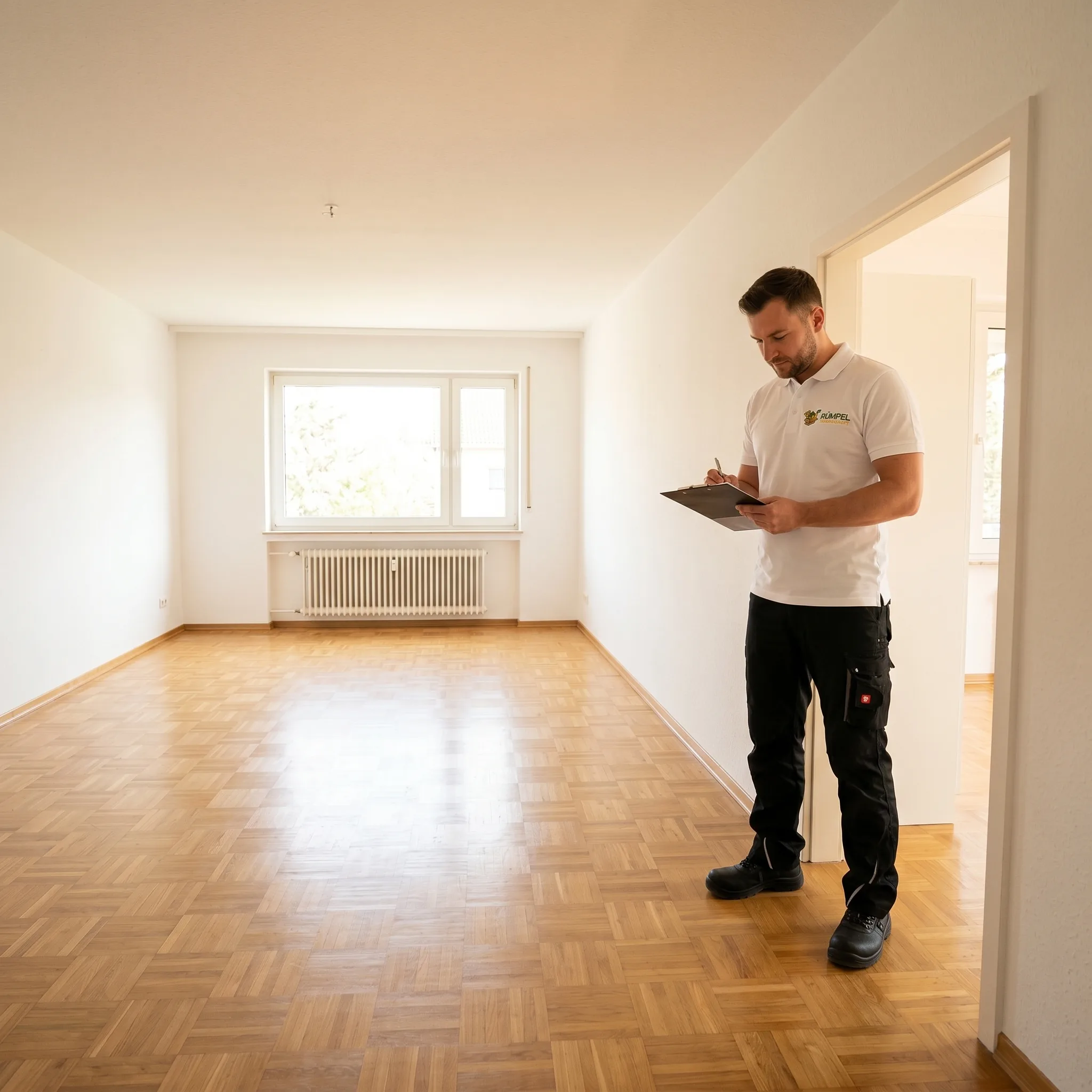 Besenreine Wohnung nach Entrümpelung in Hilden