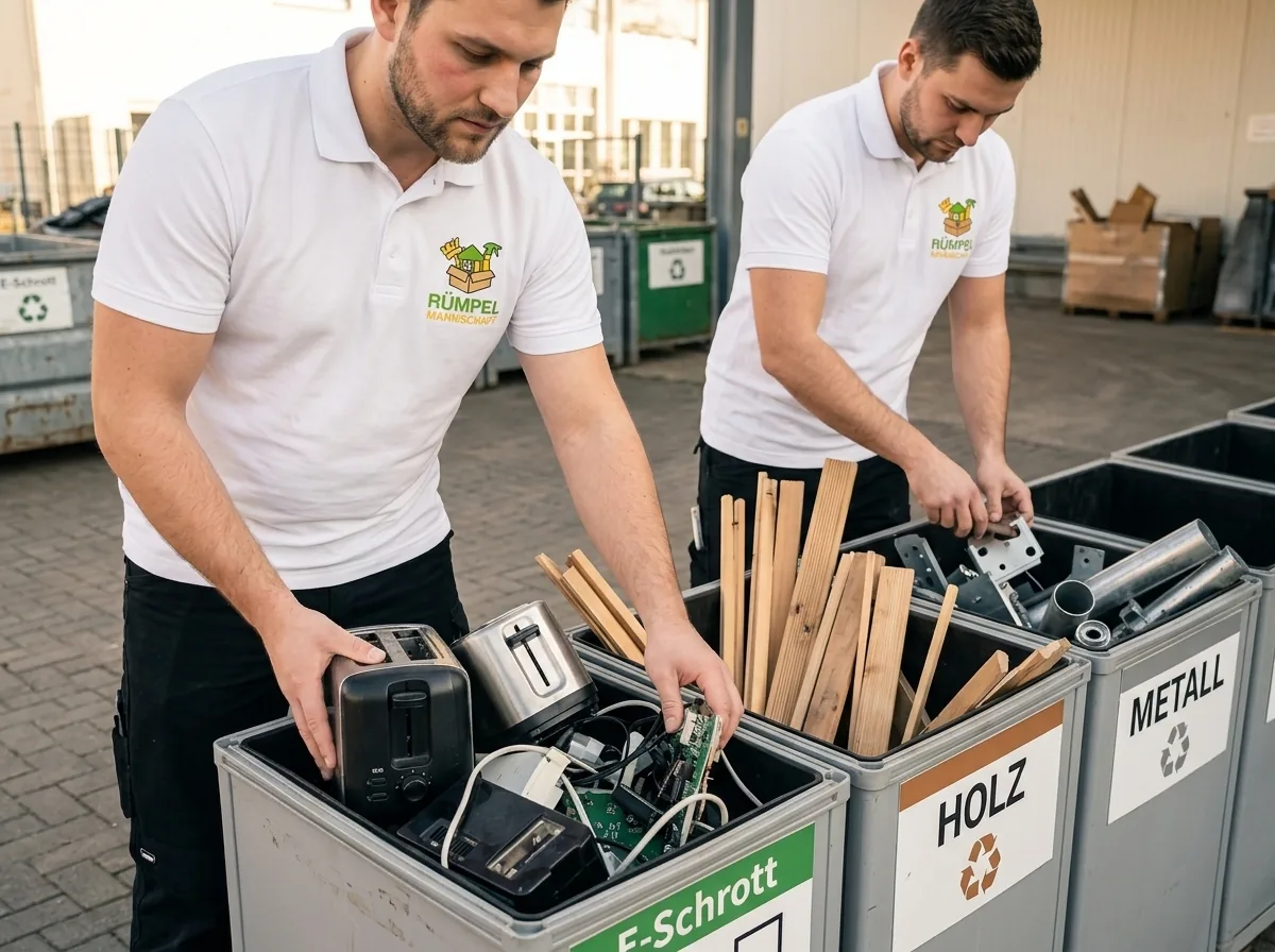 Fachgerechte Mülltrennung bei Entrümpelung Hilden