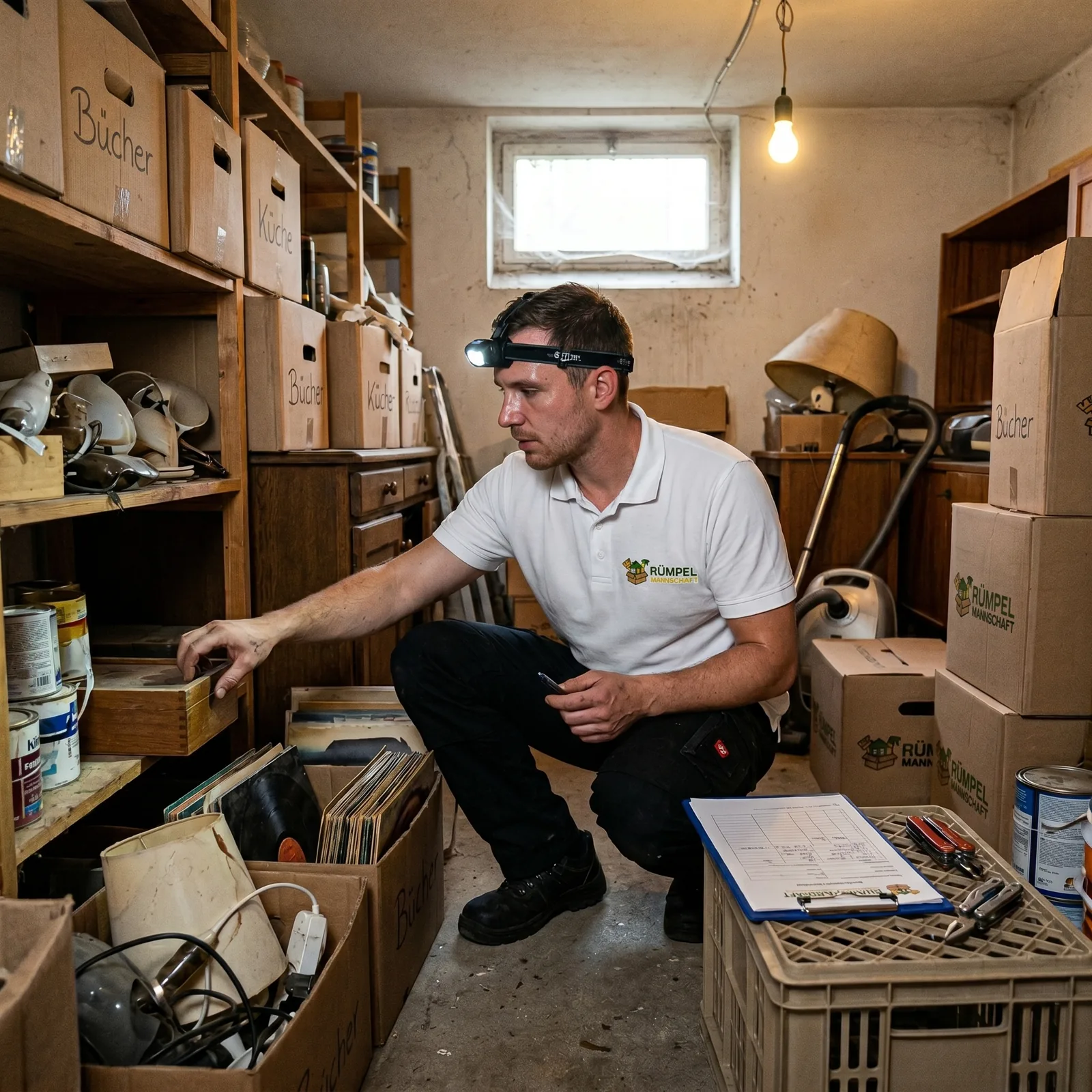 Verwertbaren Hausrat im Keller sichten und fair anrechnen in NRW