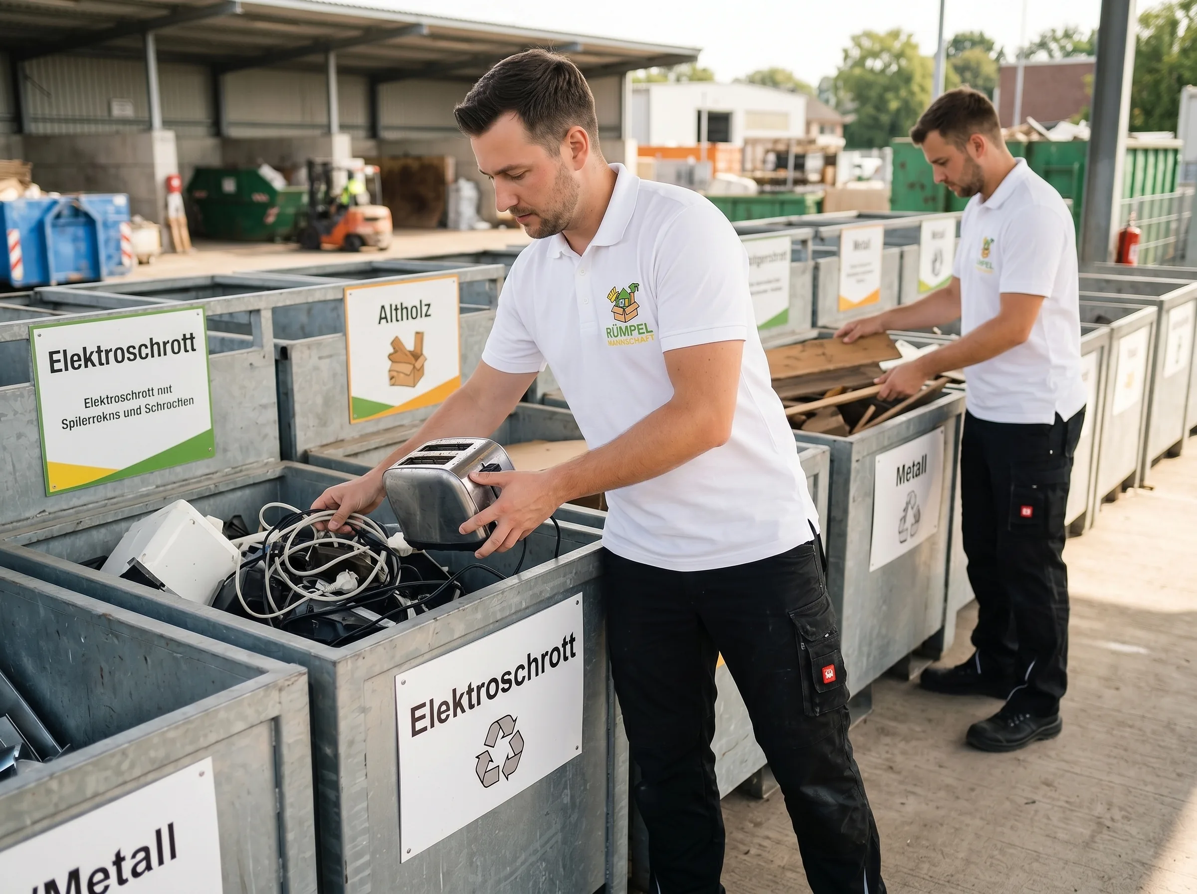 Zertifizierte Wertstoff-Verwertung am Recyclinghof in Langenfeld