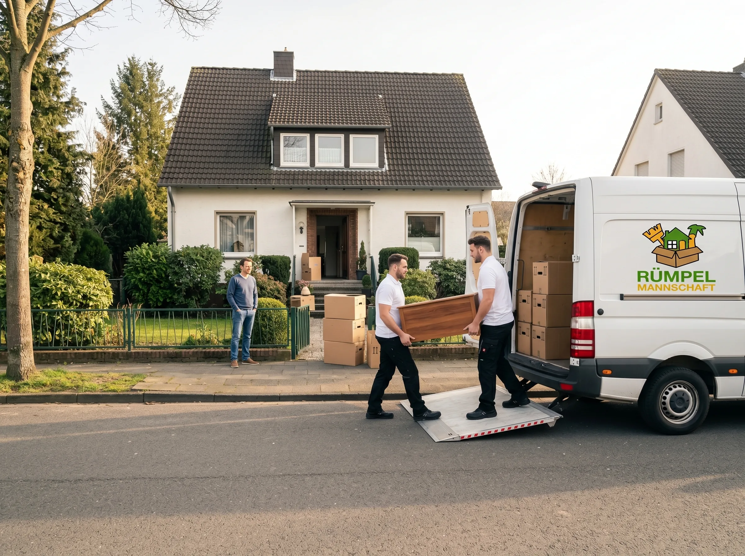 Komplett-Räumung mit Verladen in den RM-Transporter in Langenfeld