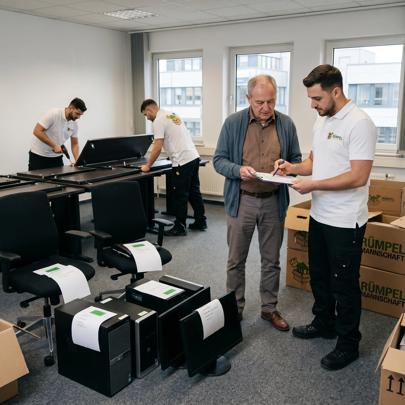 Spezialreinigung nach Büro- und Gewerbeauflösung in Monheim am Rhein