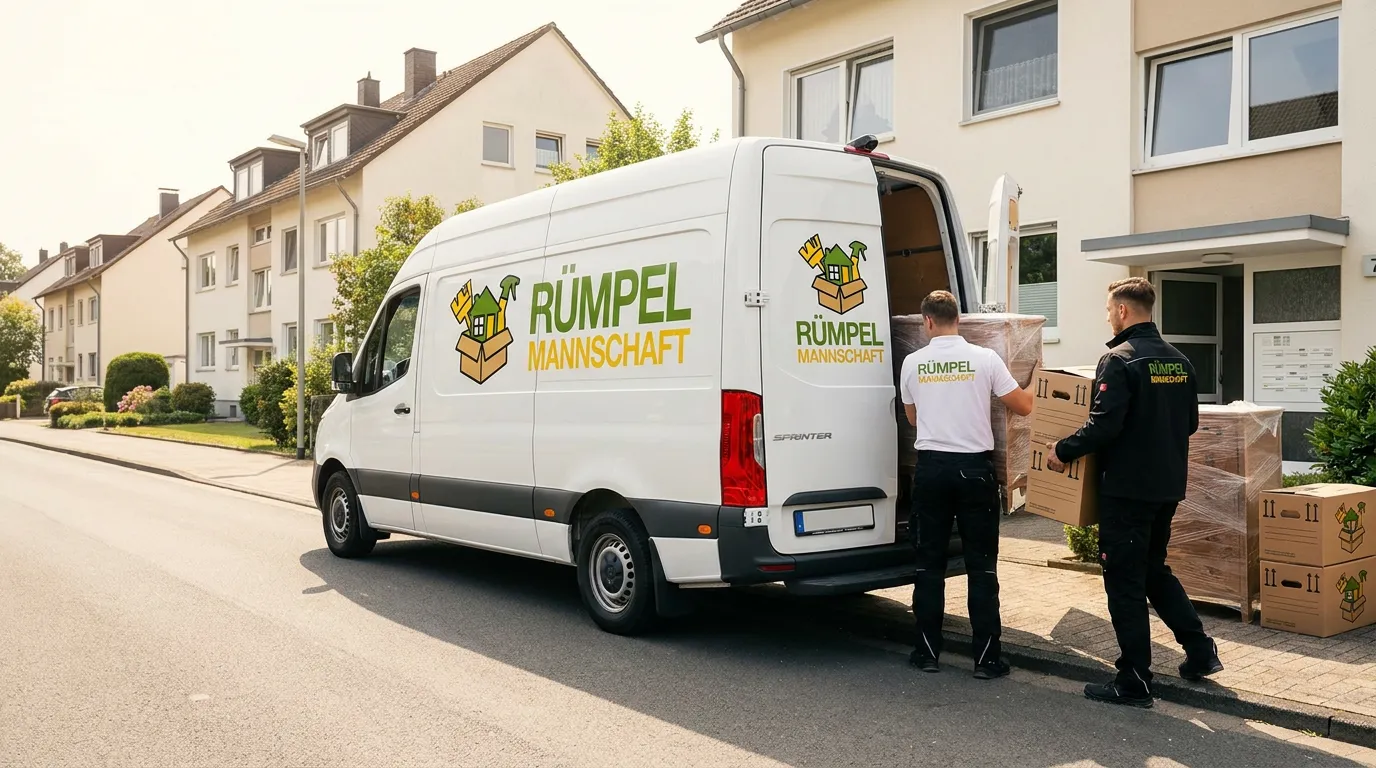Schnelle Entrümpelung mit Transporter und Team in Ratingen