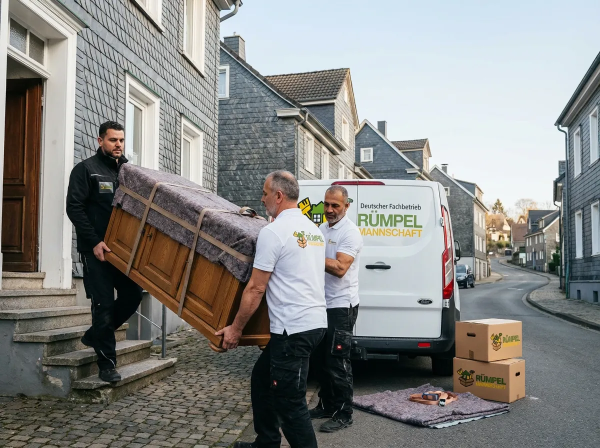 Premium-Möbeltransport-Team der Rümpelmannschaft in Remscheid