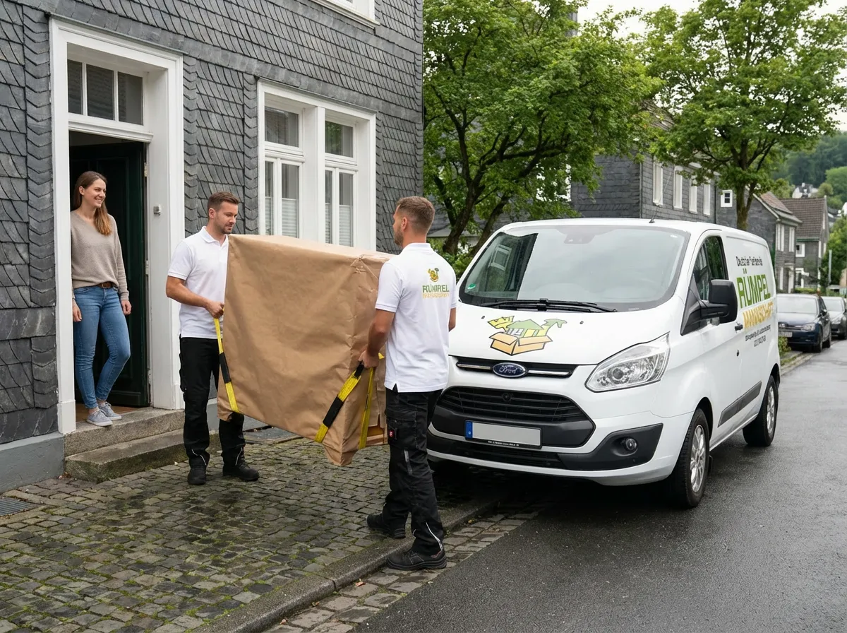 Festpreis-Angebot vom Möbeltransport-Team der Rümpelmannschaft Remscheid