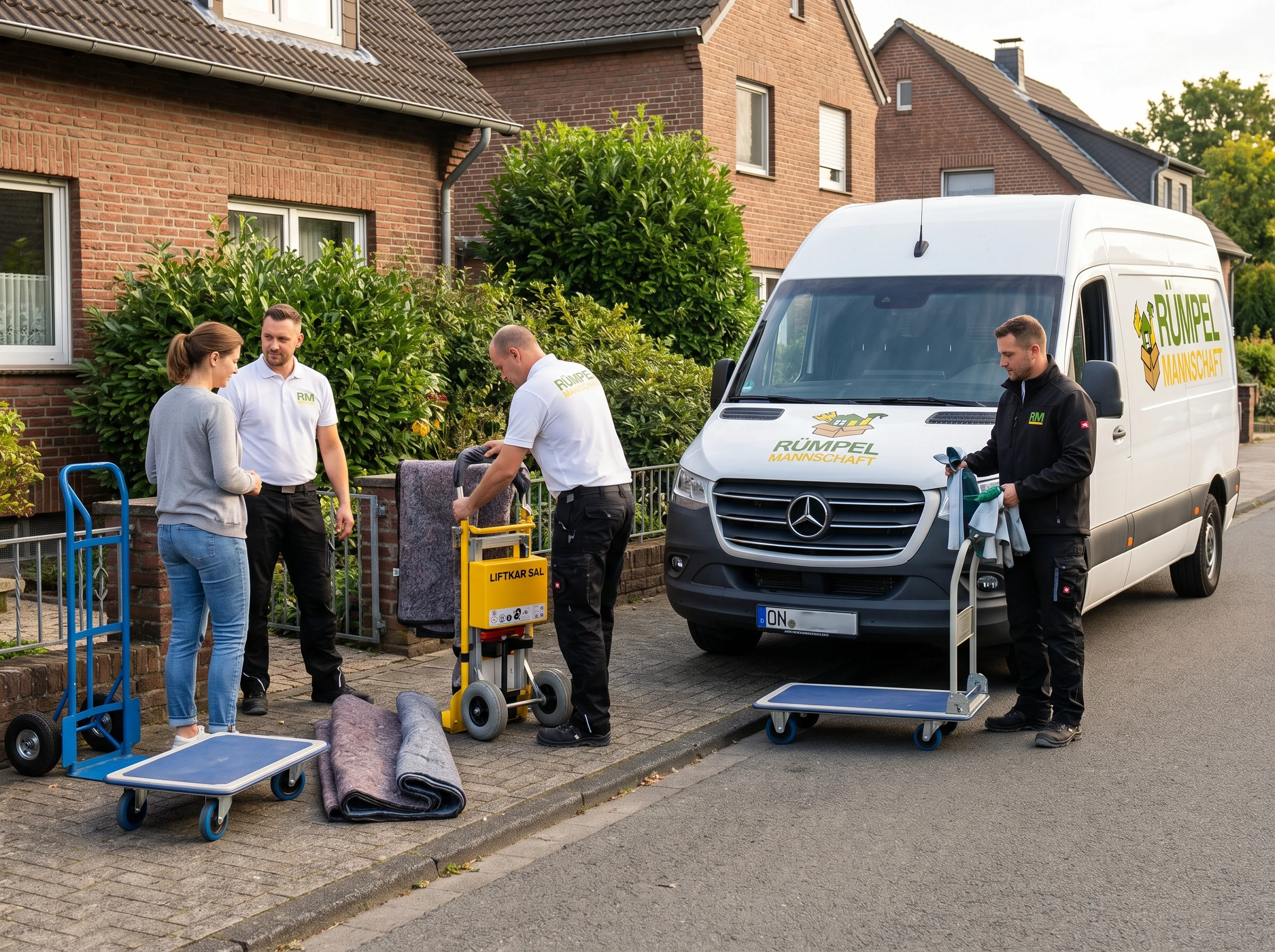 Technische Ausstattung für Entrümpelung in Wegberg und Kreis Heinsberg
