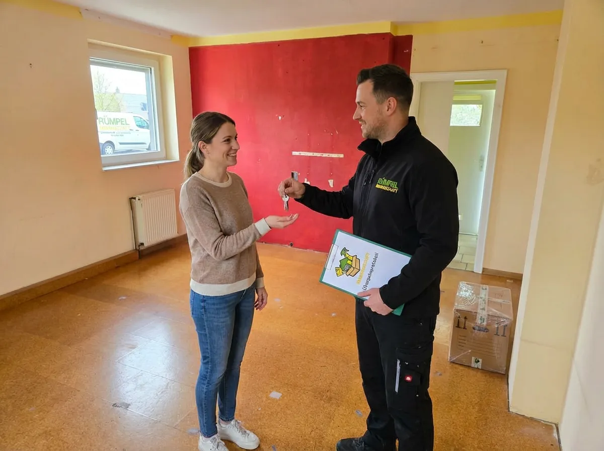 Besenreine Wohnungsauflösung in Wuppertal mit komplett leerer und gereinigter Wohnung