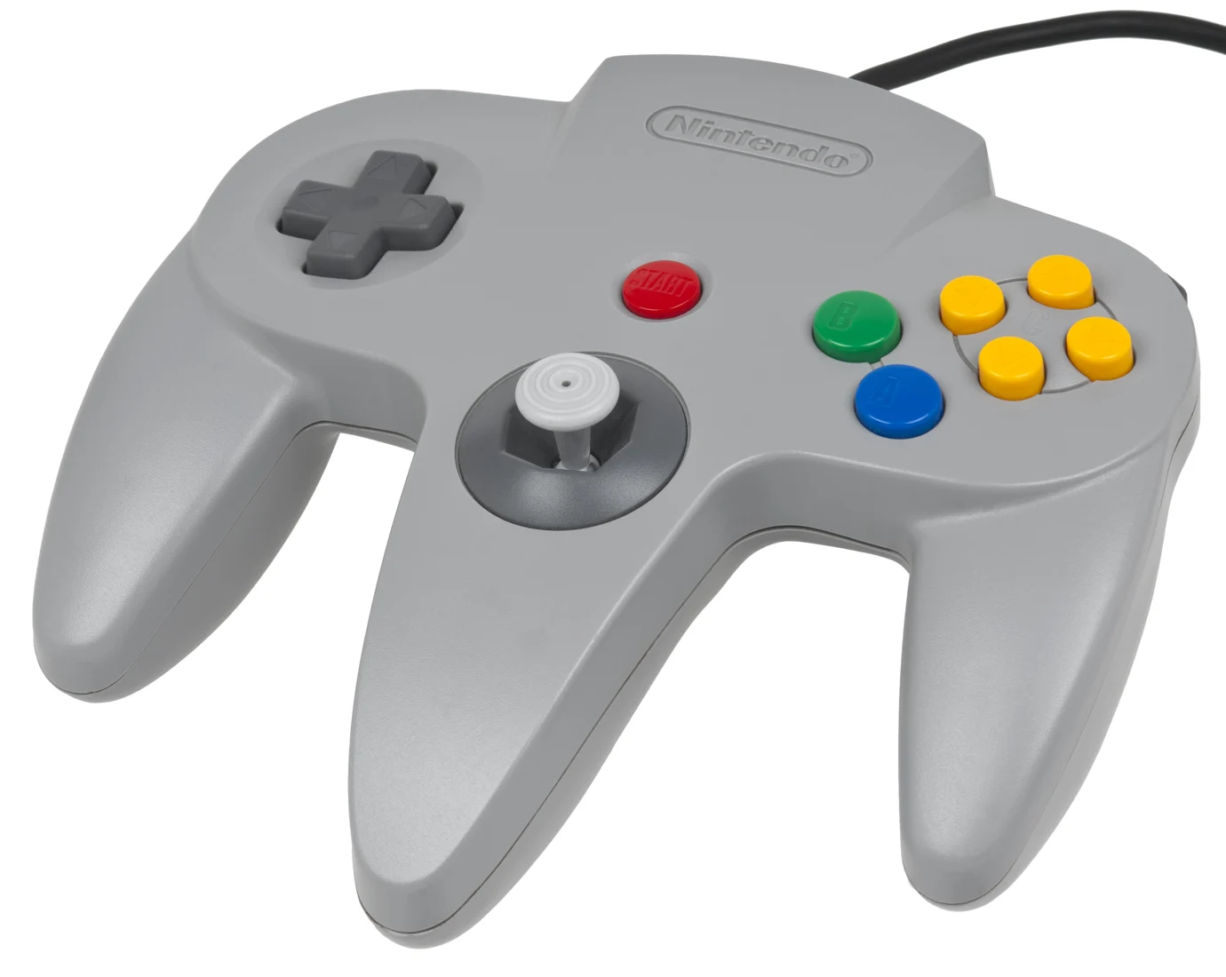 Grauer originaler Nintendo 64 Controller