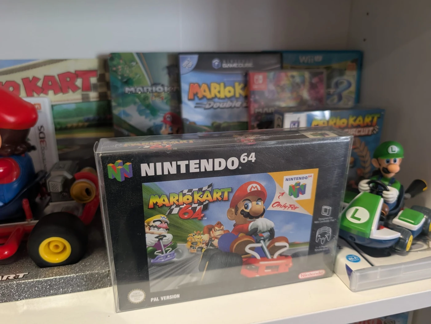Mario Kart 64 im Originalkarton: Einblick in Marius’ Sammlung mit weiteren Nintendo-Spielen