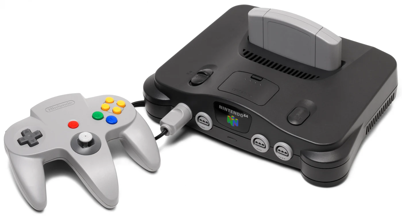 Nintendo 64 Konsole mit Controller