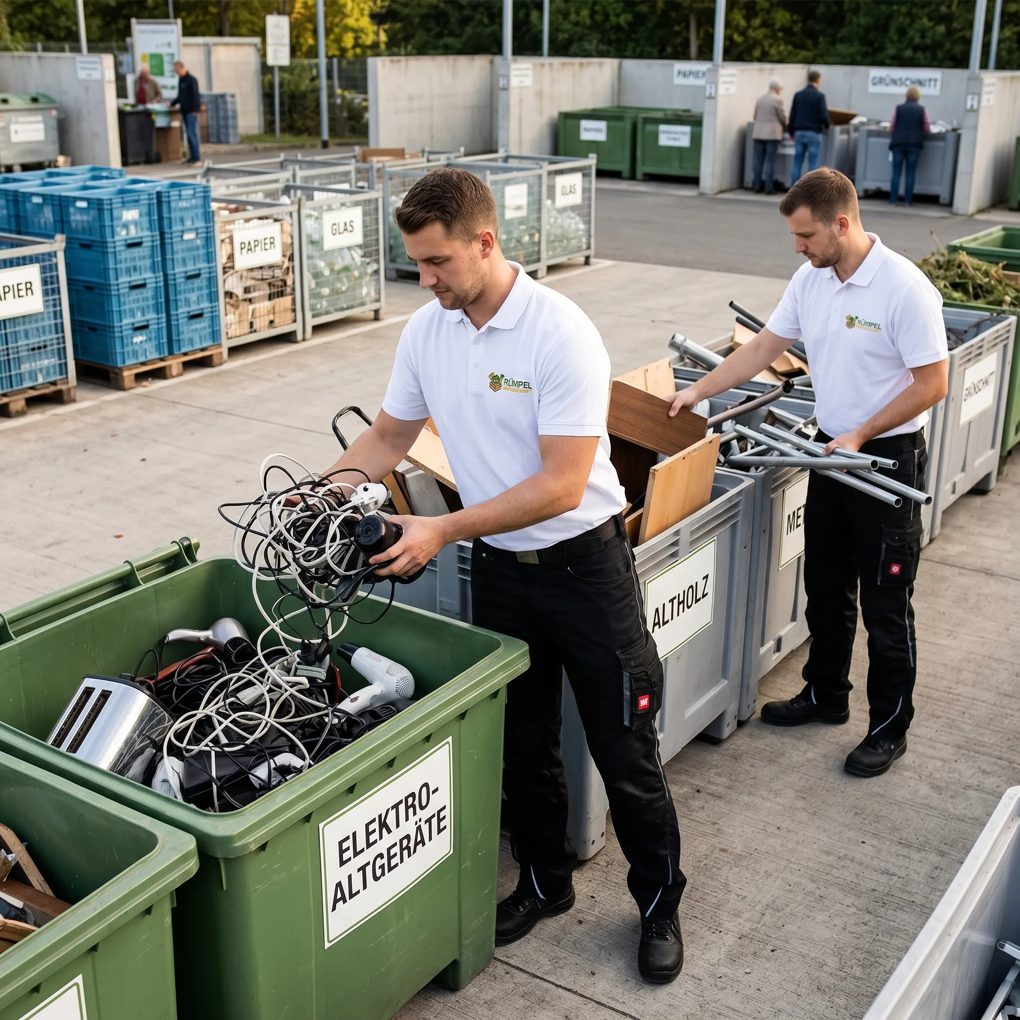Zusammenarbeit mit Recyclinghöfen für Entrümpelung in Heiligenhaus